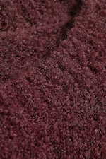 Burgundy - Relaxed Wool-Blend Crew-Neck Sweater - 1
