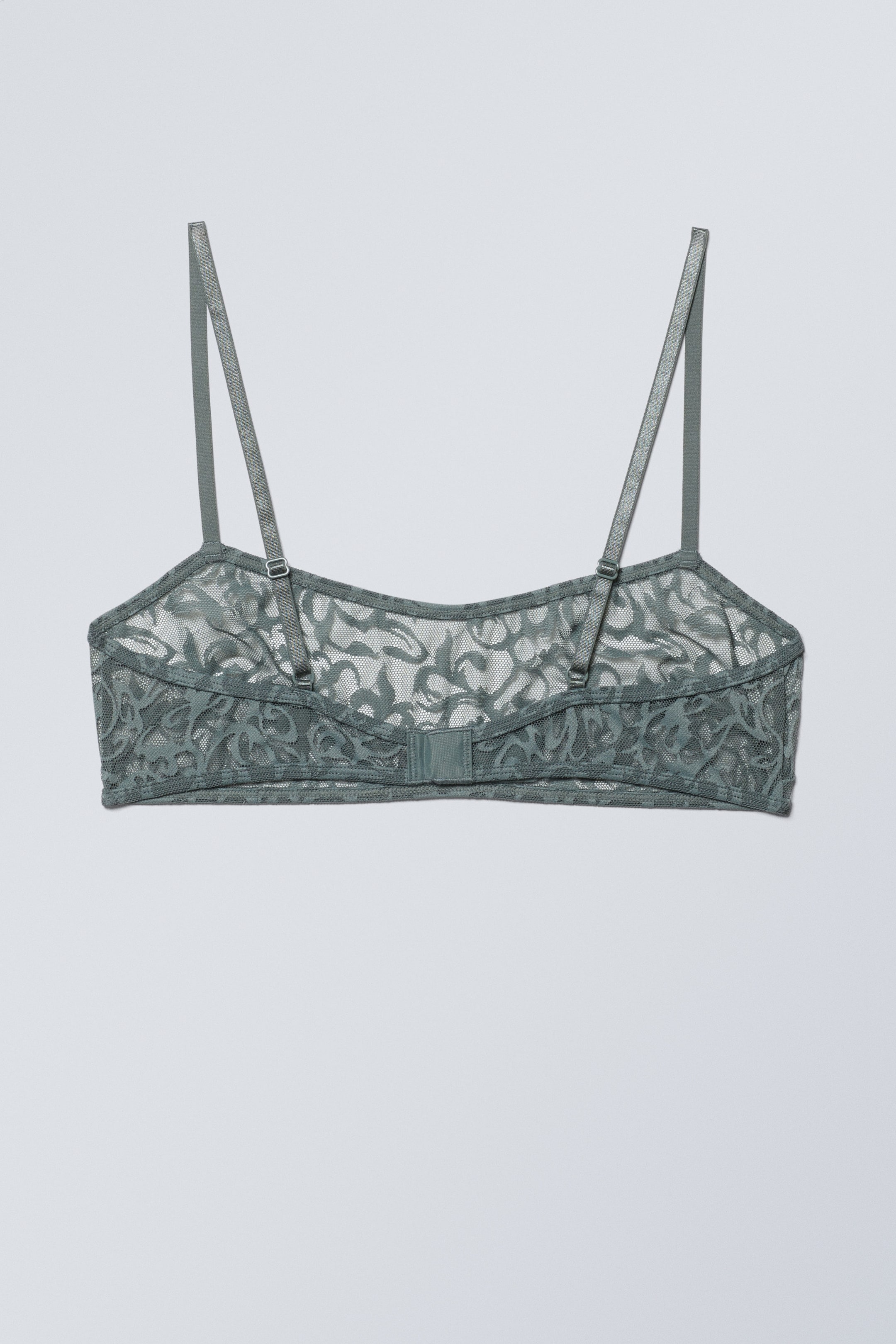 Graue Spitze - Spitzen-Bustier Ash - 1