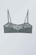 Graue Spitze - Spitzen-Bustier Ash - 1