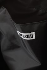 Studded Black - Slouchy Faux Leather Shoulder - 5