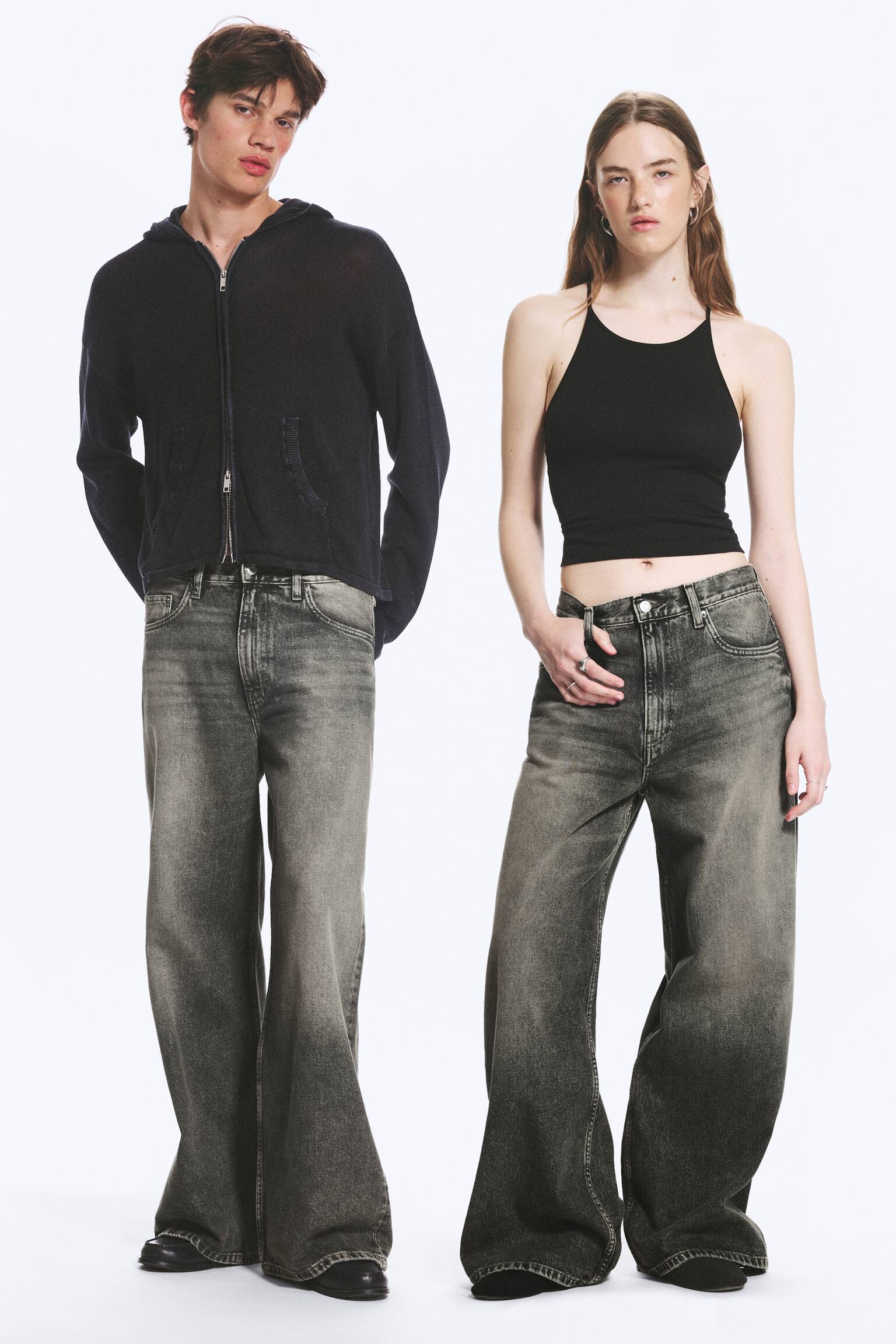 Jean large ample taille standard unisexe Solar - Redondo Black - Washed Black/Noir/Blue Rinse – Bleu foncé/Sailor Blue - Bleu moyen/Deep Sea Blue – Bleu foncé - 1