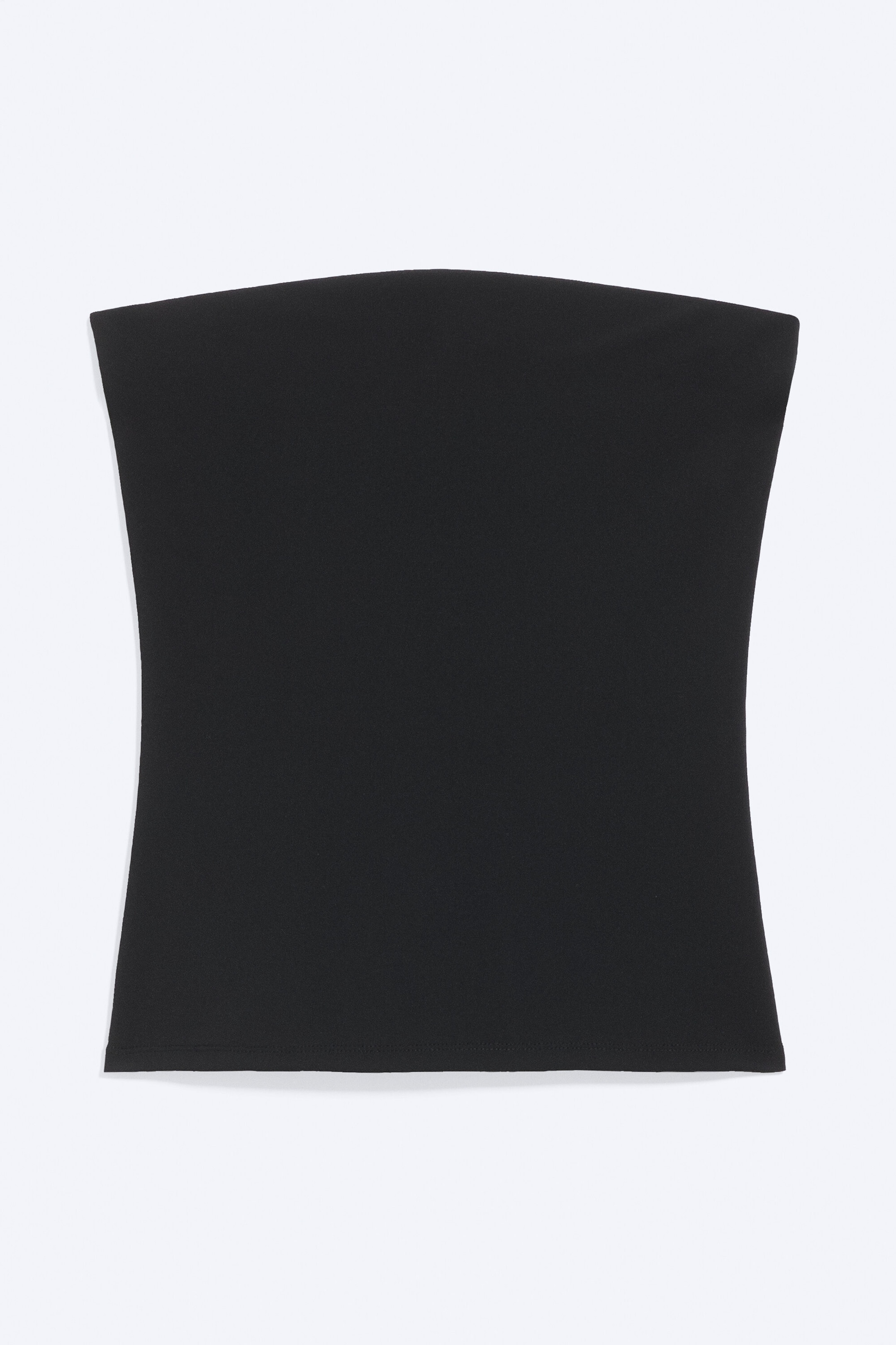 Black - Fitted Bandeau Top - 3