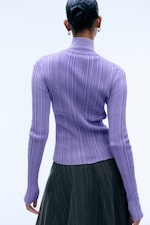 Vasket Lilla - Ribbet formet cardigan - 3