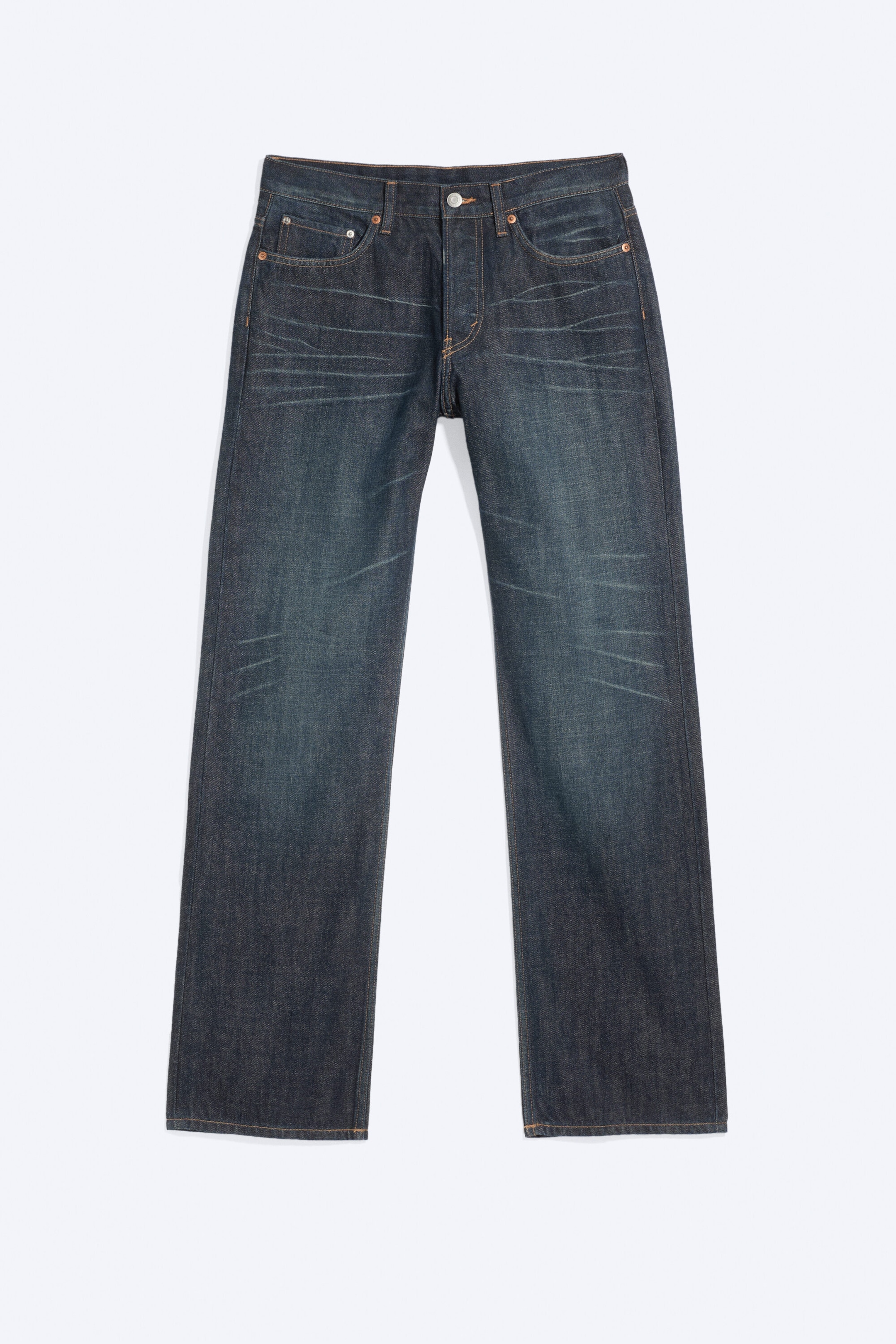 Bounty Blue - Mörkblå - Sonic Low Waist Regular Straight jeans - 5