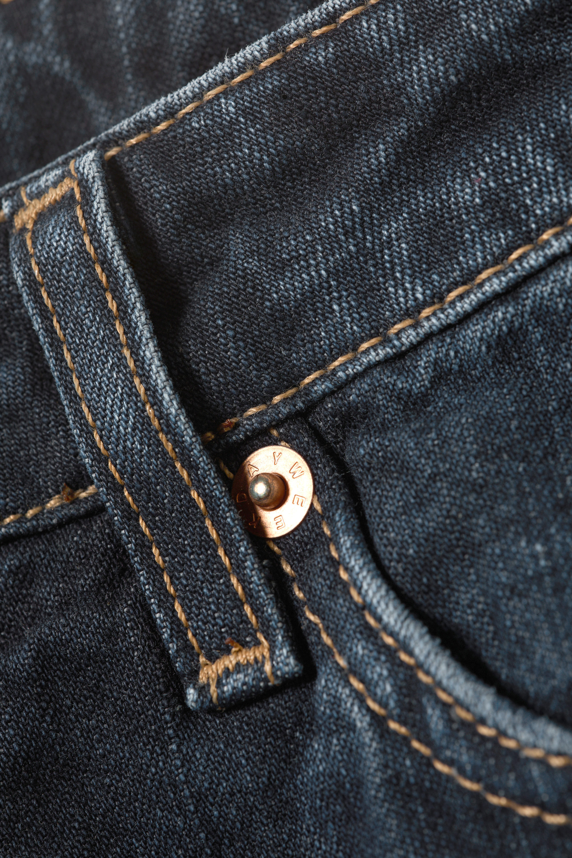 Angel Blue - Dunkelblau - Rowe Super High Waisted Regular Straight Leg Jeans - 6