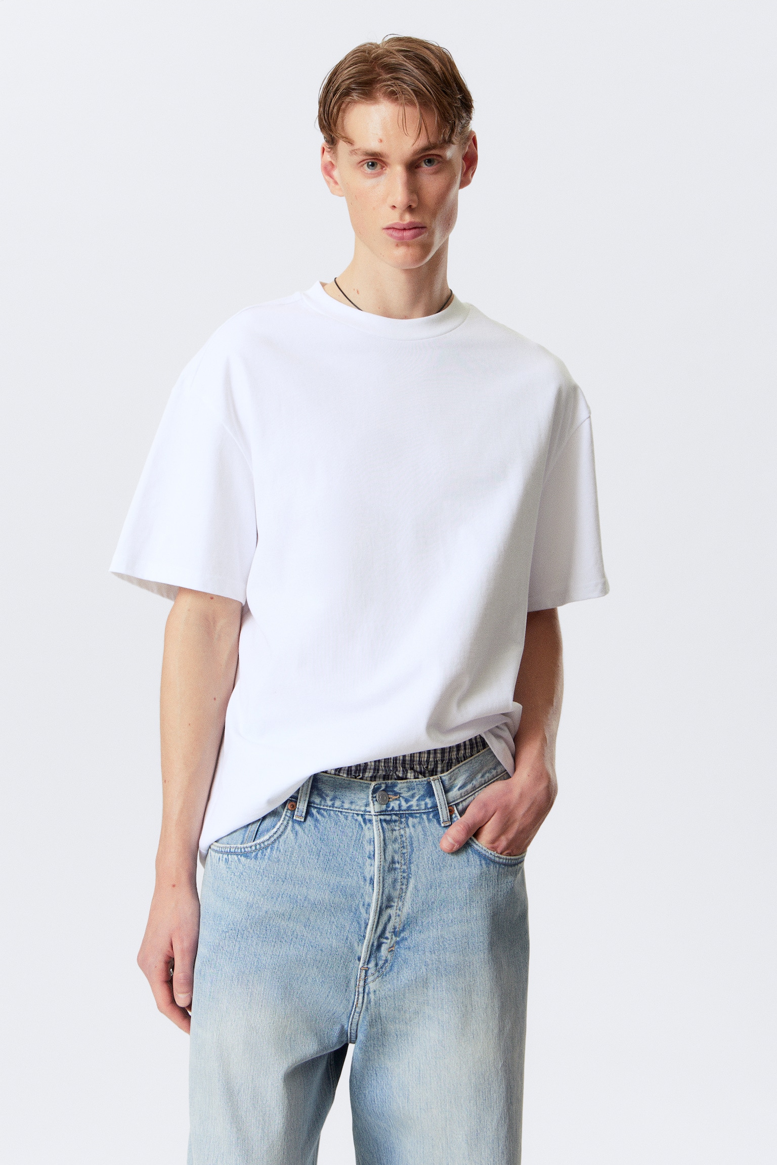 Great Heavyweight T-shirt - White Light/Czarny/Ciemnoróżowy/Light Dusty Grey/Bright Blue