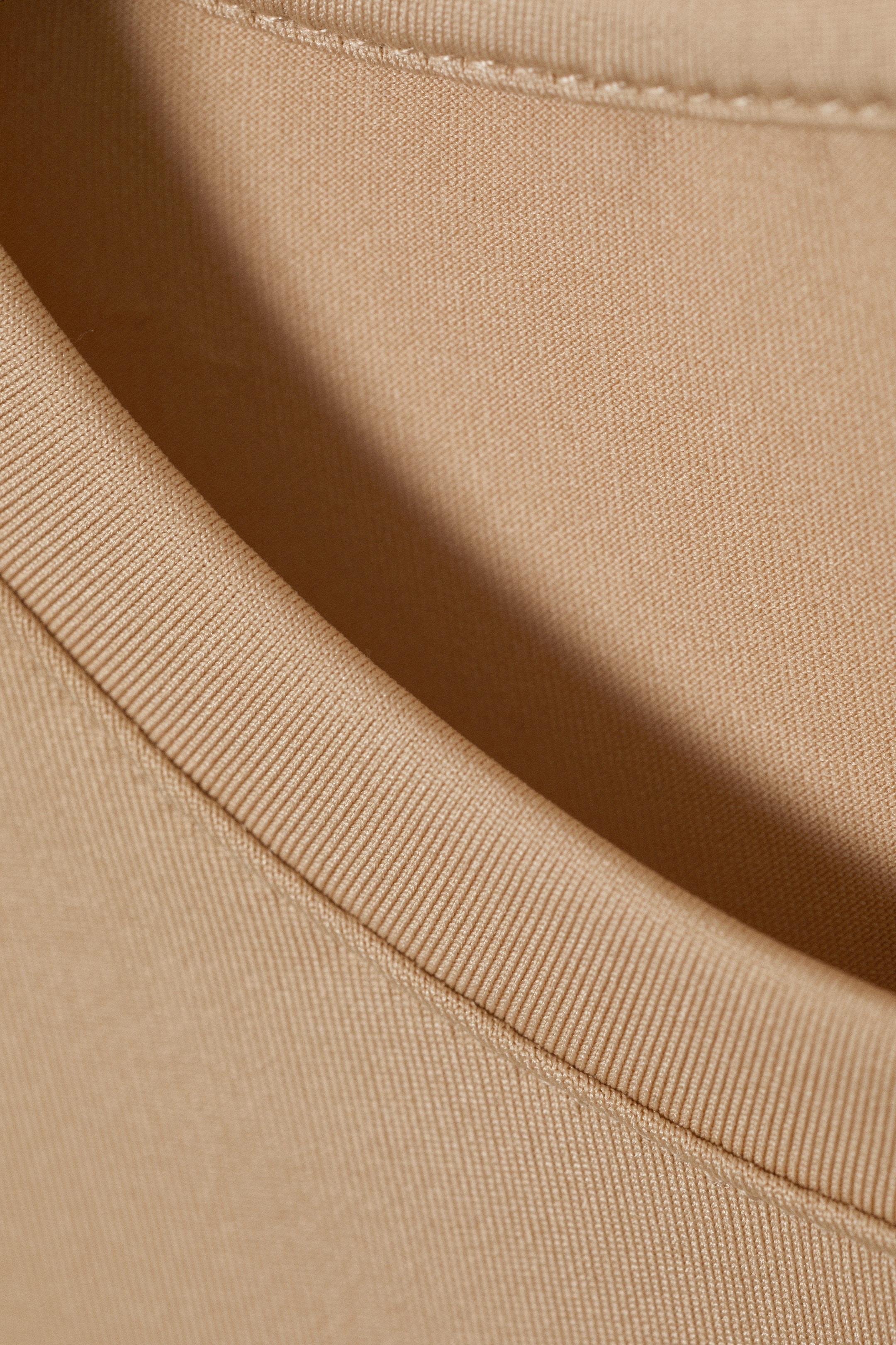 Beige - Fine T-shirt - 1