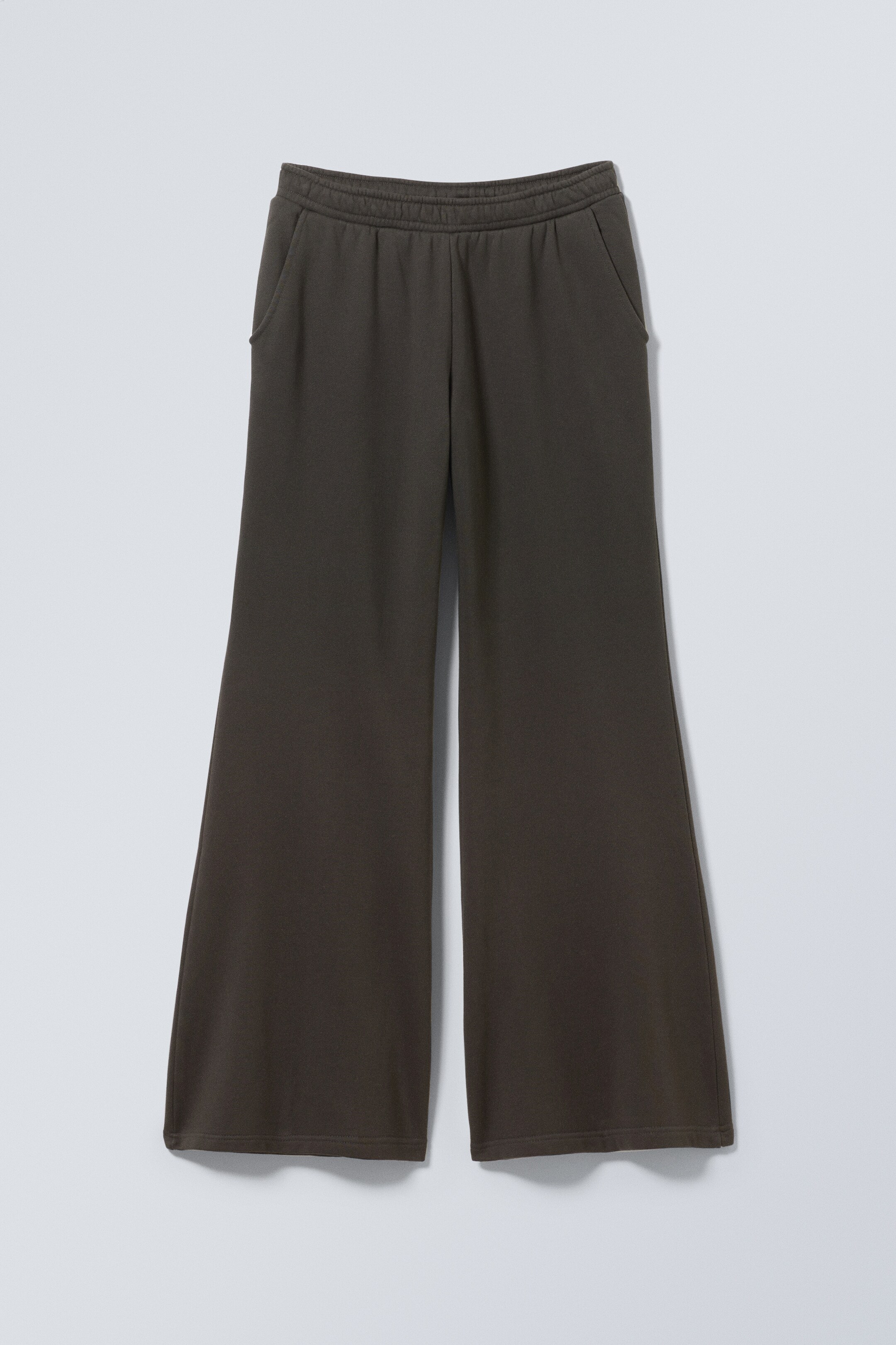 View larger image: Low Relaxed Flared Heavy Sweatpants - Dark Grey - Ladies | H&M GB 1