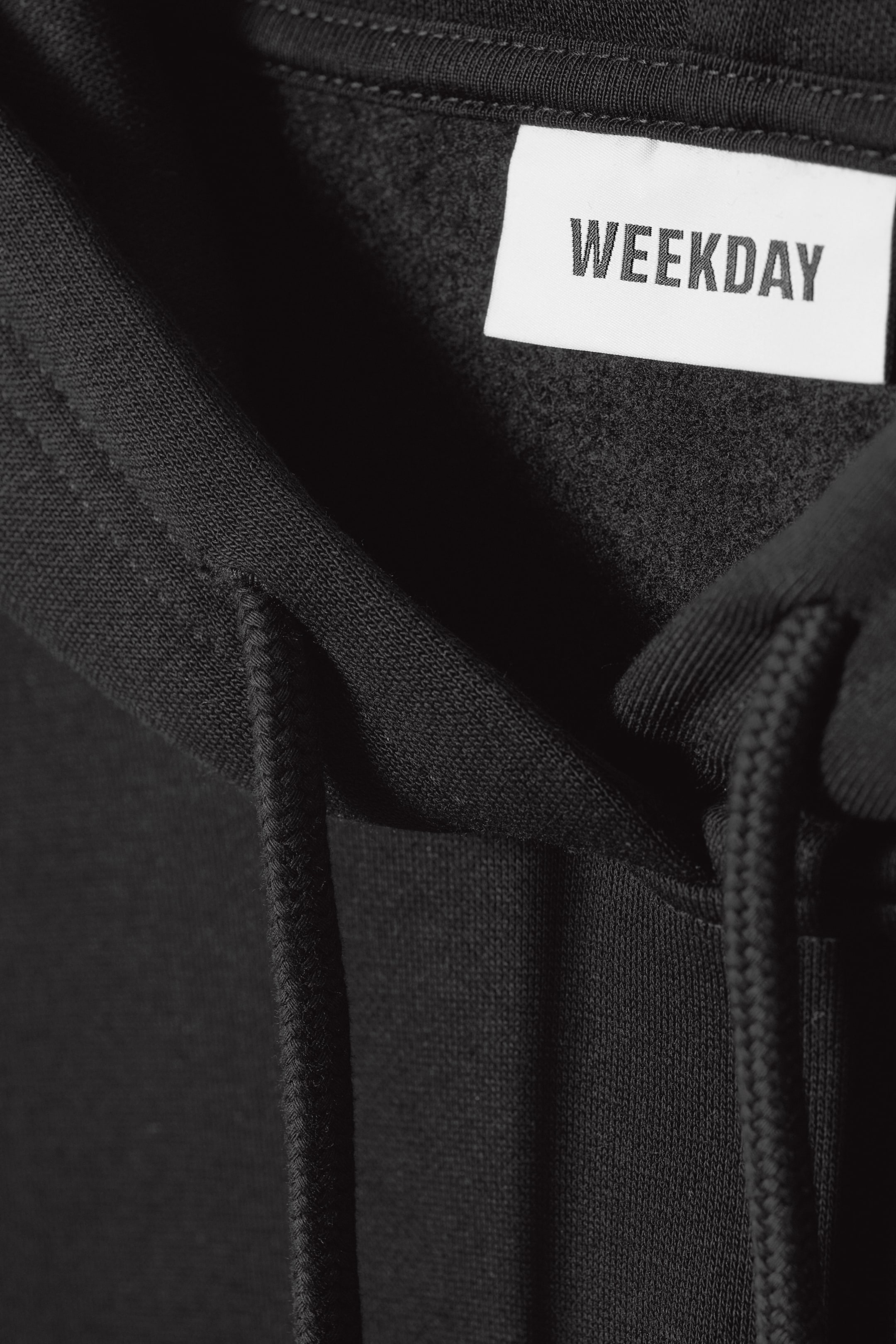 Visa större bild: Relaxed Heavyweight Hoodie - Svart - HERR | H&M SE 5
