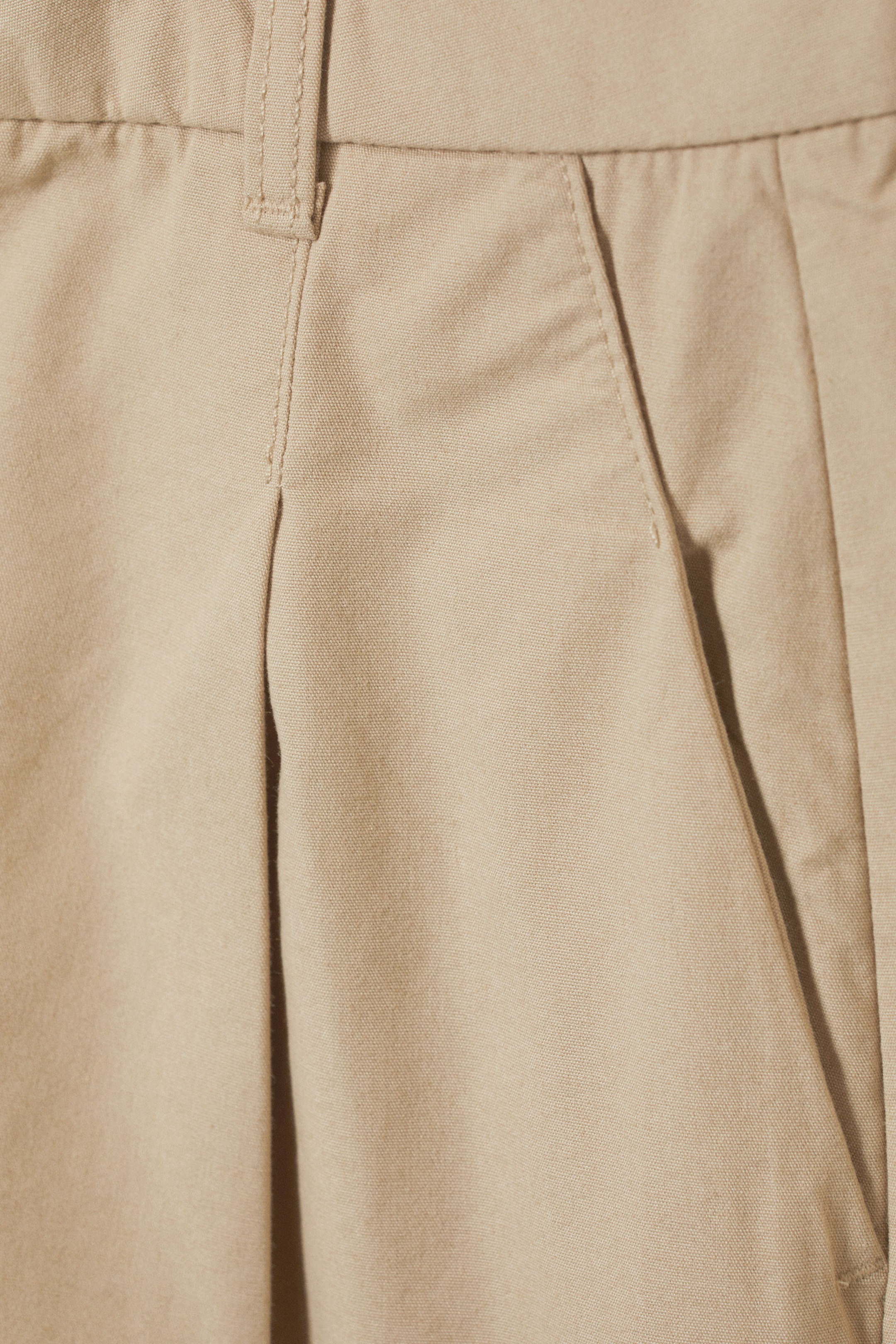 Dusty Beige - Chino Midi Lenght Skirt - 2