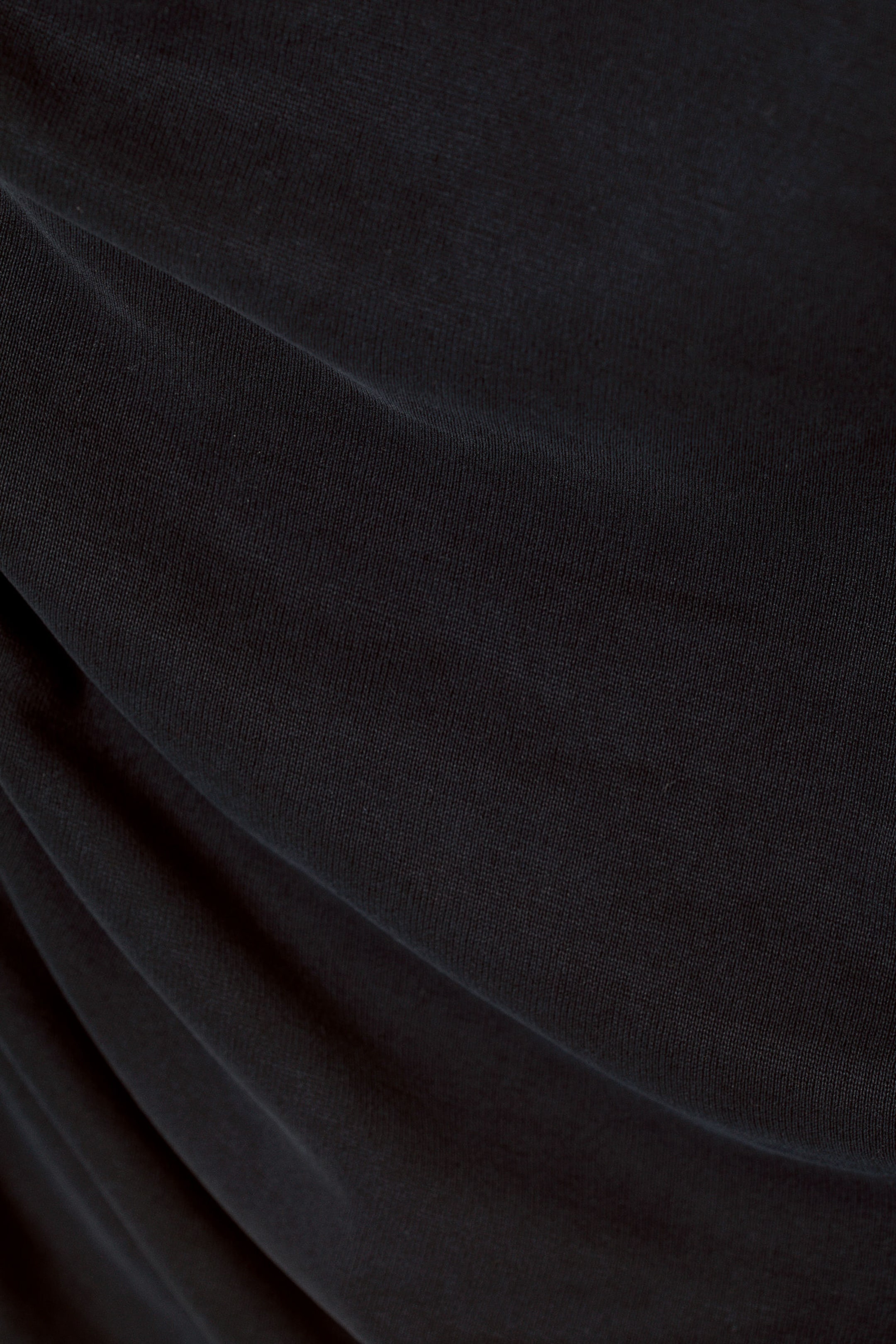 Zwart - Main asymmetrische longsleeve - 2