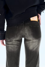 Mustard Black - Black - FLARE LOW RISE FLARED SKINNY JEANS - 2