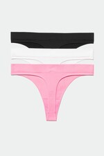 Multi - 3-pack Cat Thongs - 1