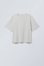 Light Grey Melange - Perfect Boxy T-shirt - 3