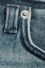 Gloria Blue - Mittelblau - Hour Slim Low Rise Denim Hotpants - 4