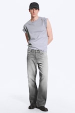 Complex Grey - Mercury Mid Rise Relaxed Bootcut Jeans - 0
