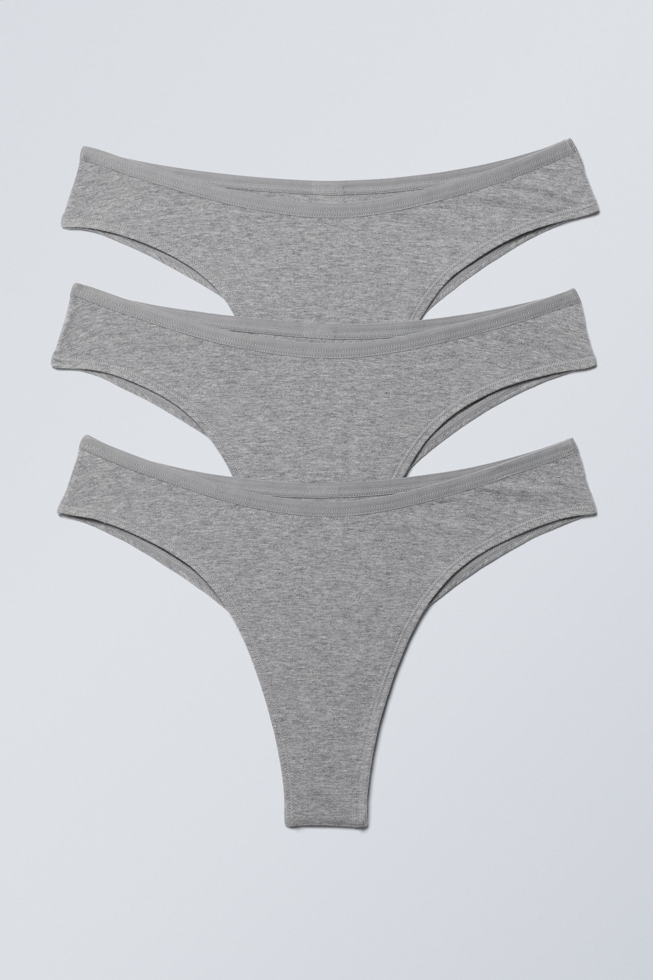 #969696 - 3-pack Inez Brazilian Cotton Briefs - 1