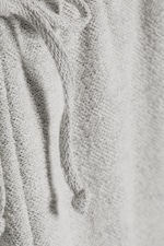 Ljus Gråmelerad - Vända Terry-byxor - 5