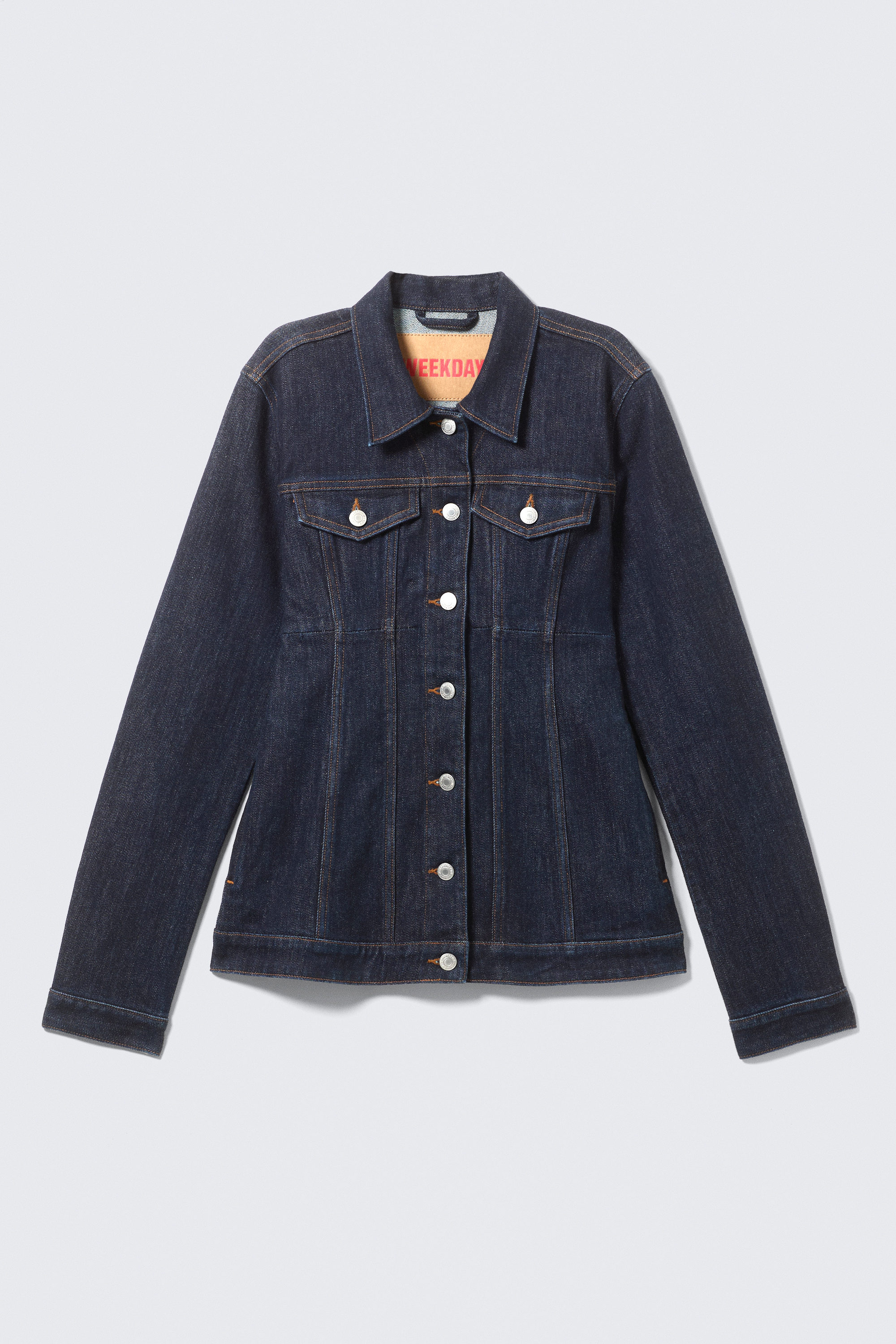 Blue Rinse - Dunkelblau - Taillierte Jeansjacke - 4