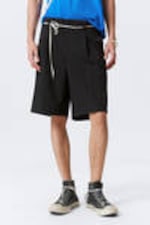 Black - Uno Loose Suit Shorts - 1
