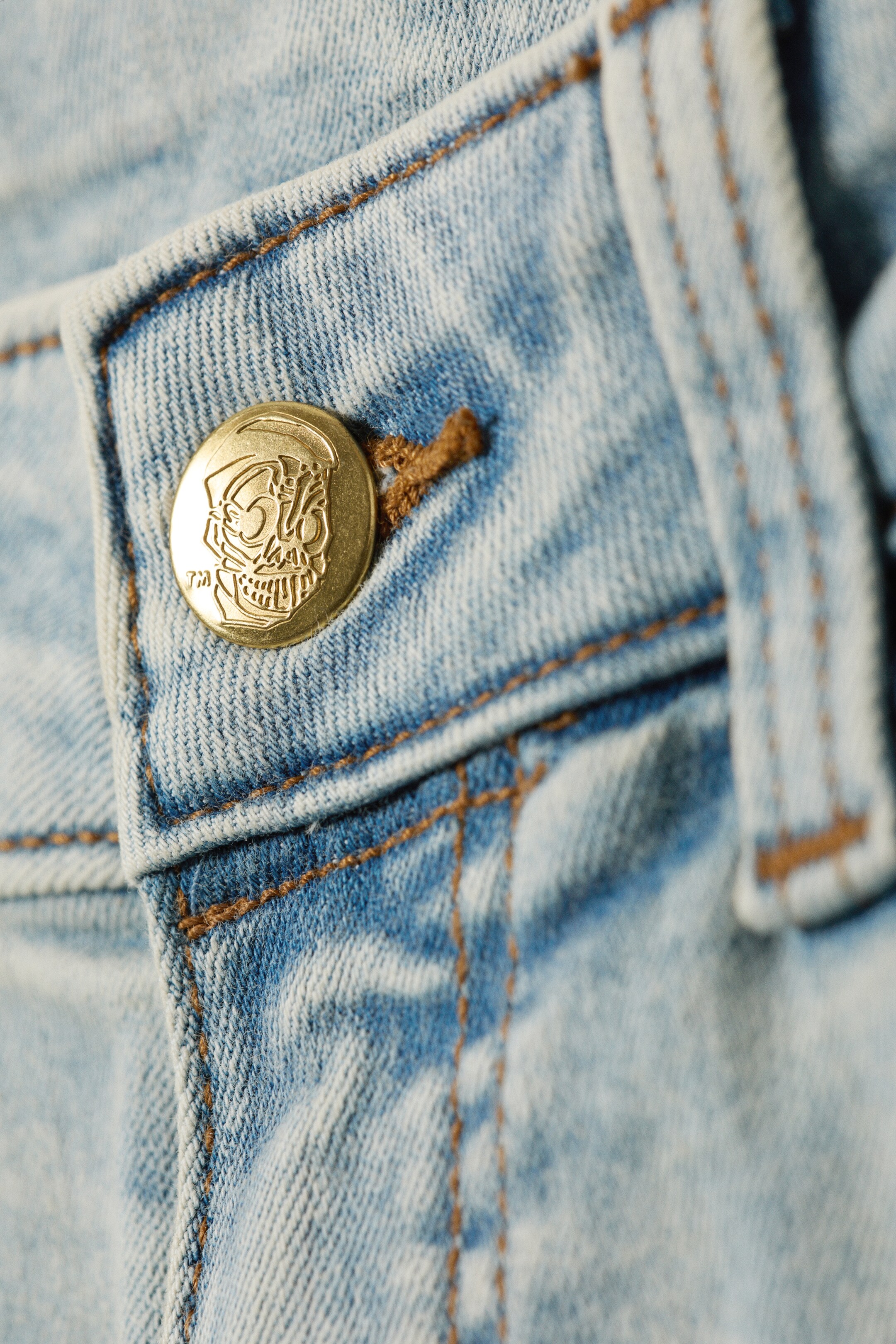 View larger image: Booty Bei Low Waist Skinny Bootcut Jeans - Light Blue - Ladies | H&M GB 2