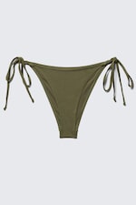 Dunkelgrün - Schimmer - Brazilian-Bikinihöschen mit mittlerer Bundhöhe - 2