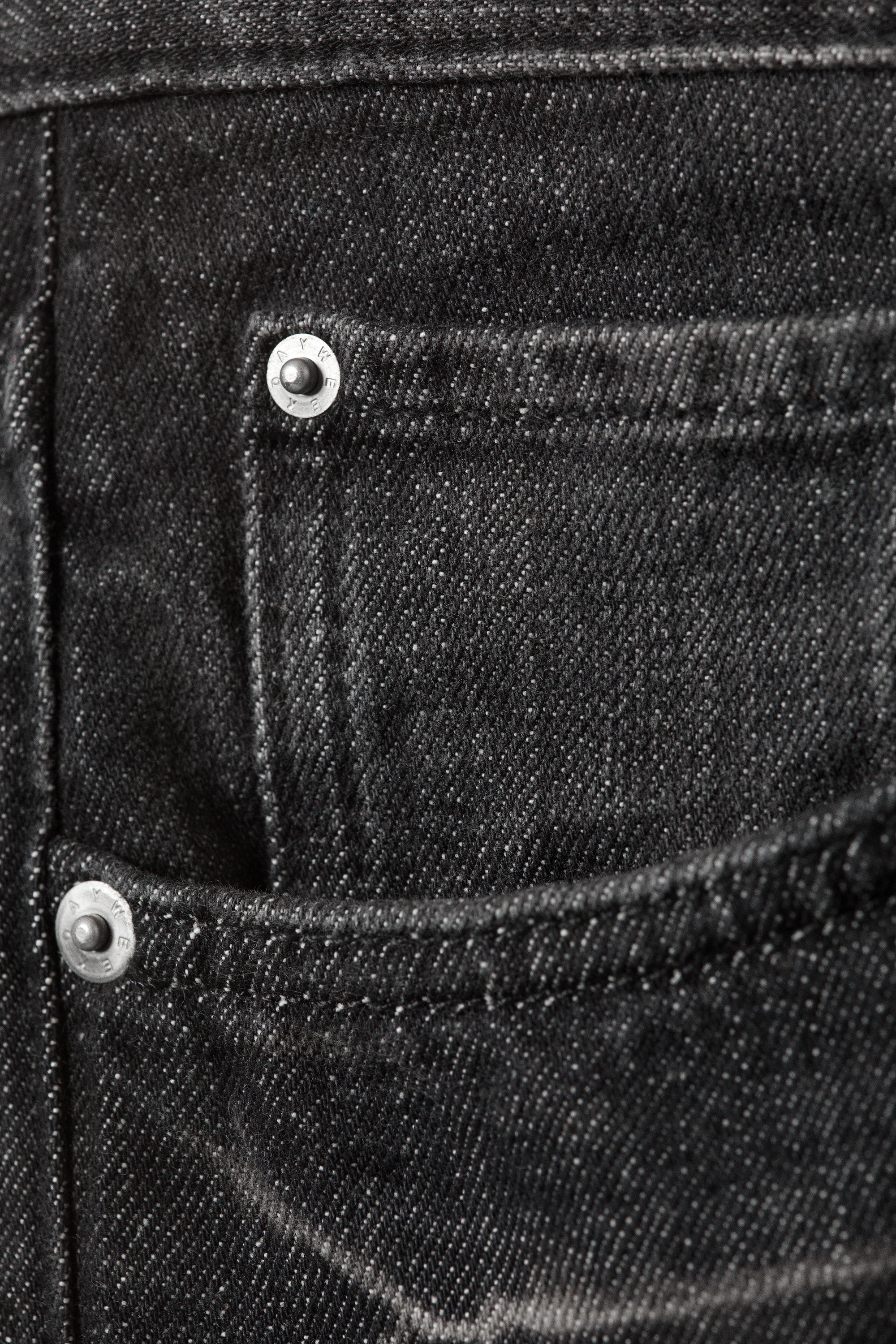 Chelsea Black - Black - Astro Mid Rise Loose Baggy Leg Unisex Jeans - 7