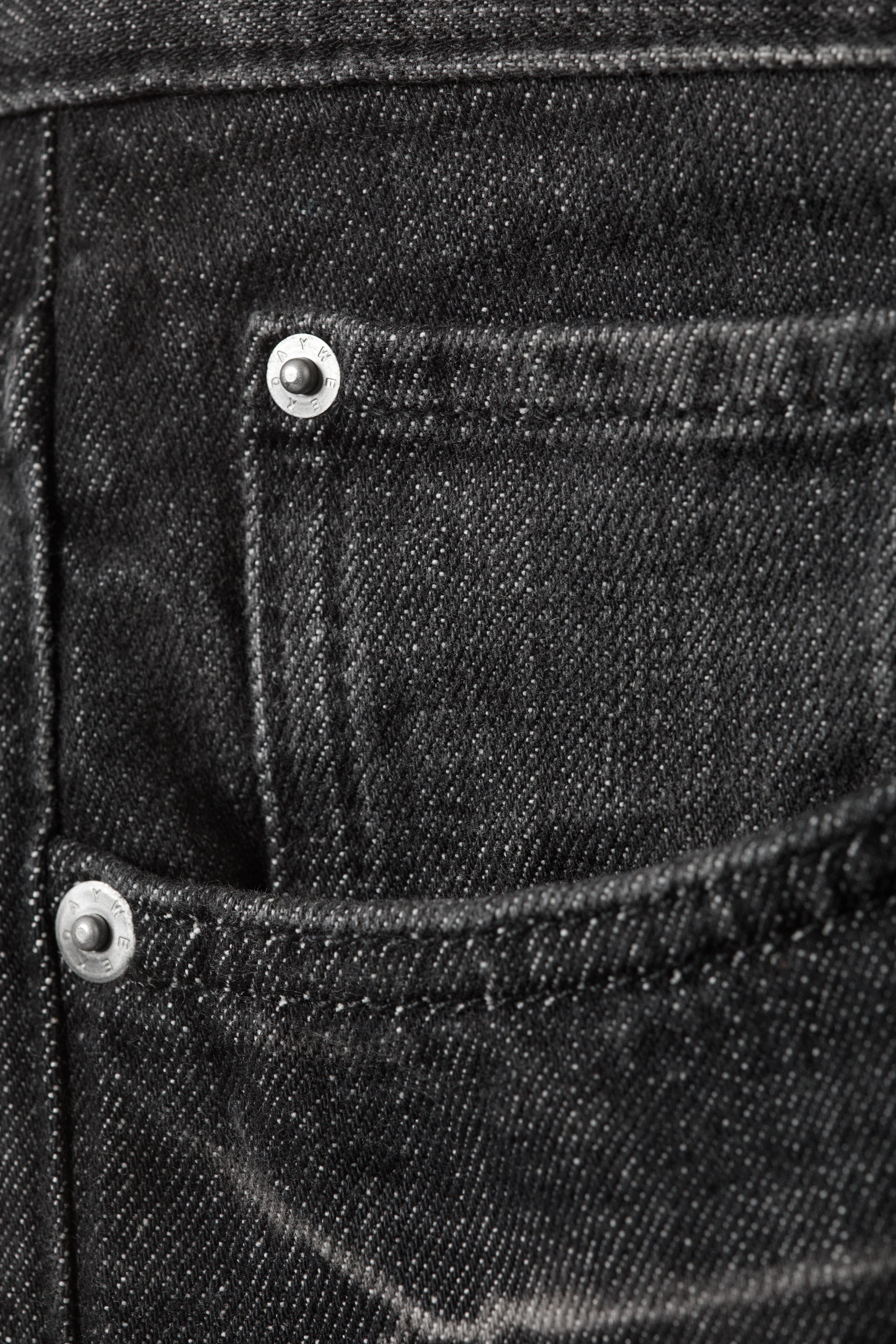 Chelsea Black - Black - Astro Mid Rise Loose Baggy Leg Unisex Jeans - 7