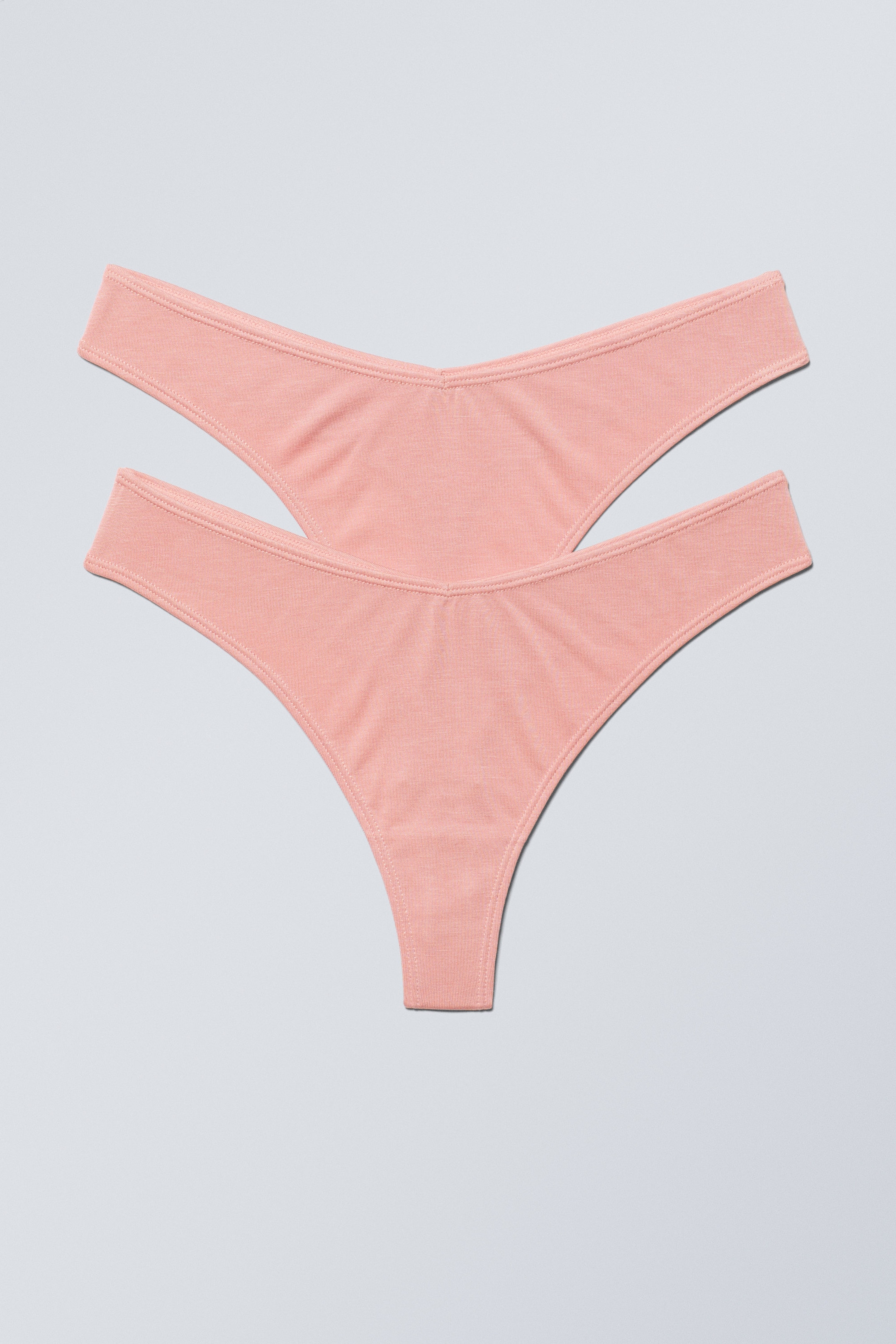 Dimrosa - 2-pack mjuka stringtrosor i modal - 1