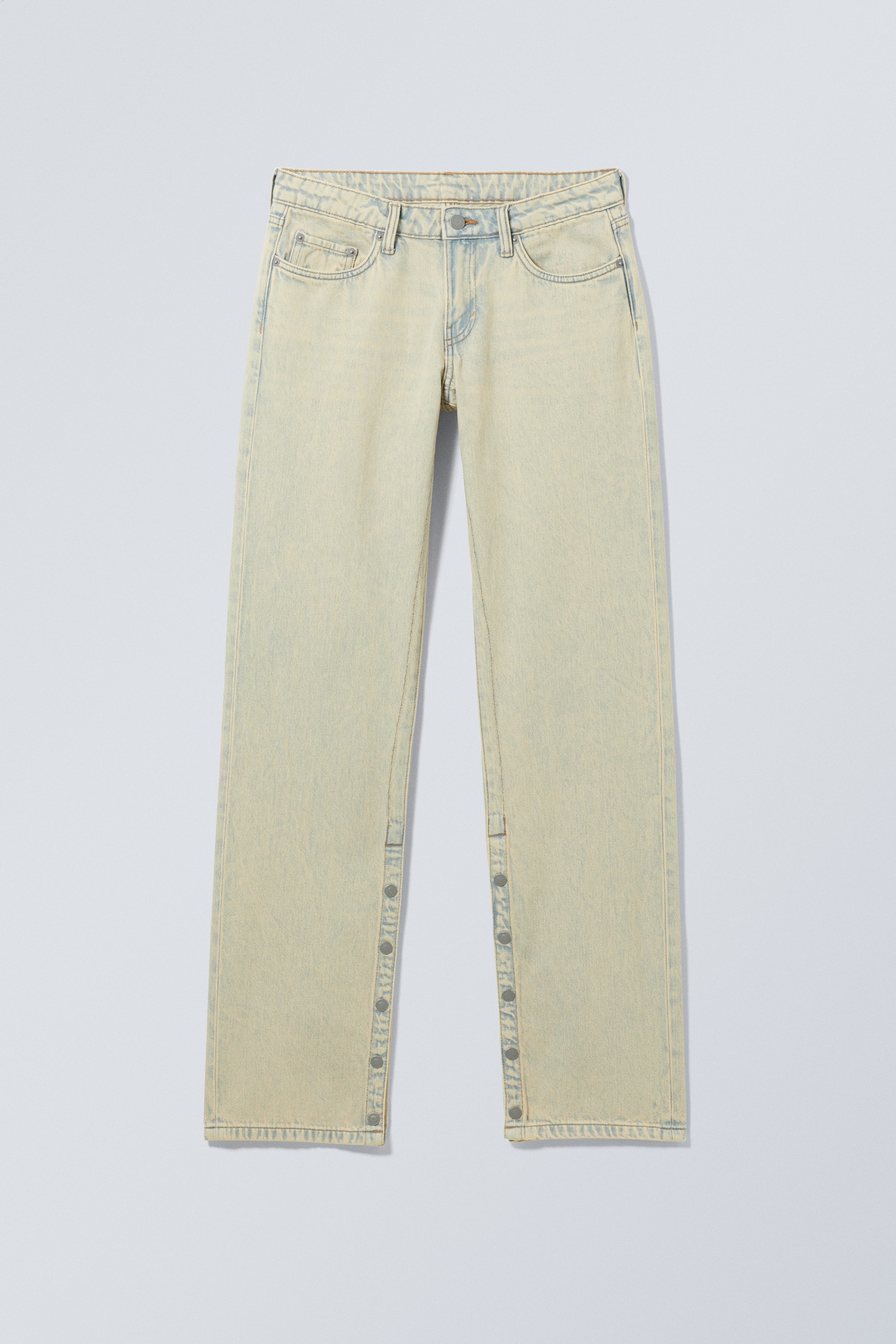 Sunbleached - Arrow Low Straight Slit Jeans - 0