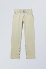 Sunbleached - Arrow Low Straight Slit Jeans - 0
