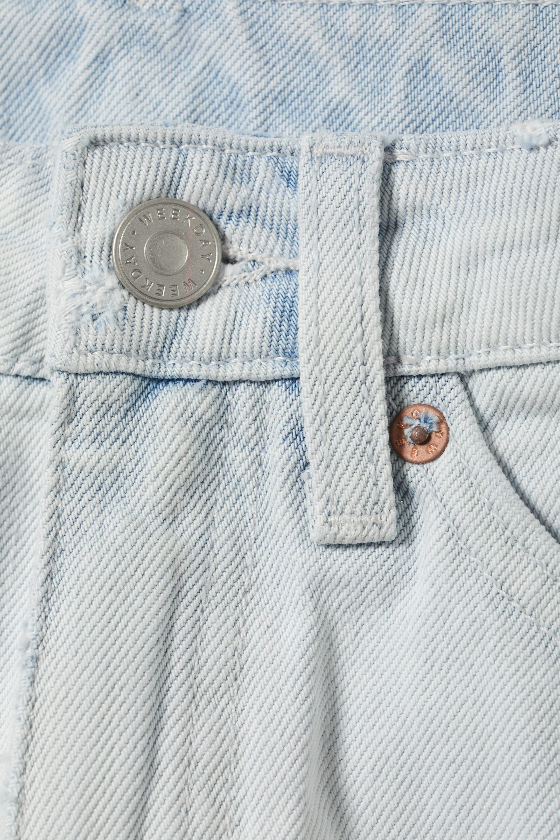 Blue - Lash High Waisted Regular Tapered Leg Jeans - 1