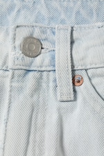 Blue - Lash High Waisted Regular Tapered Leg Jeans - 1