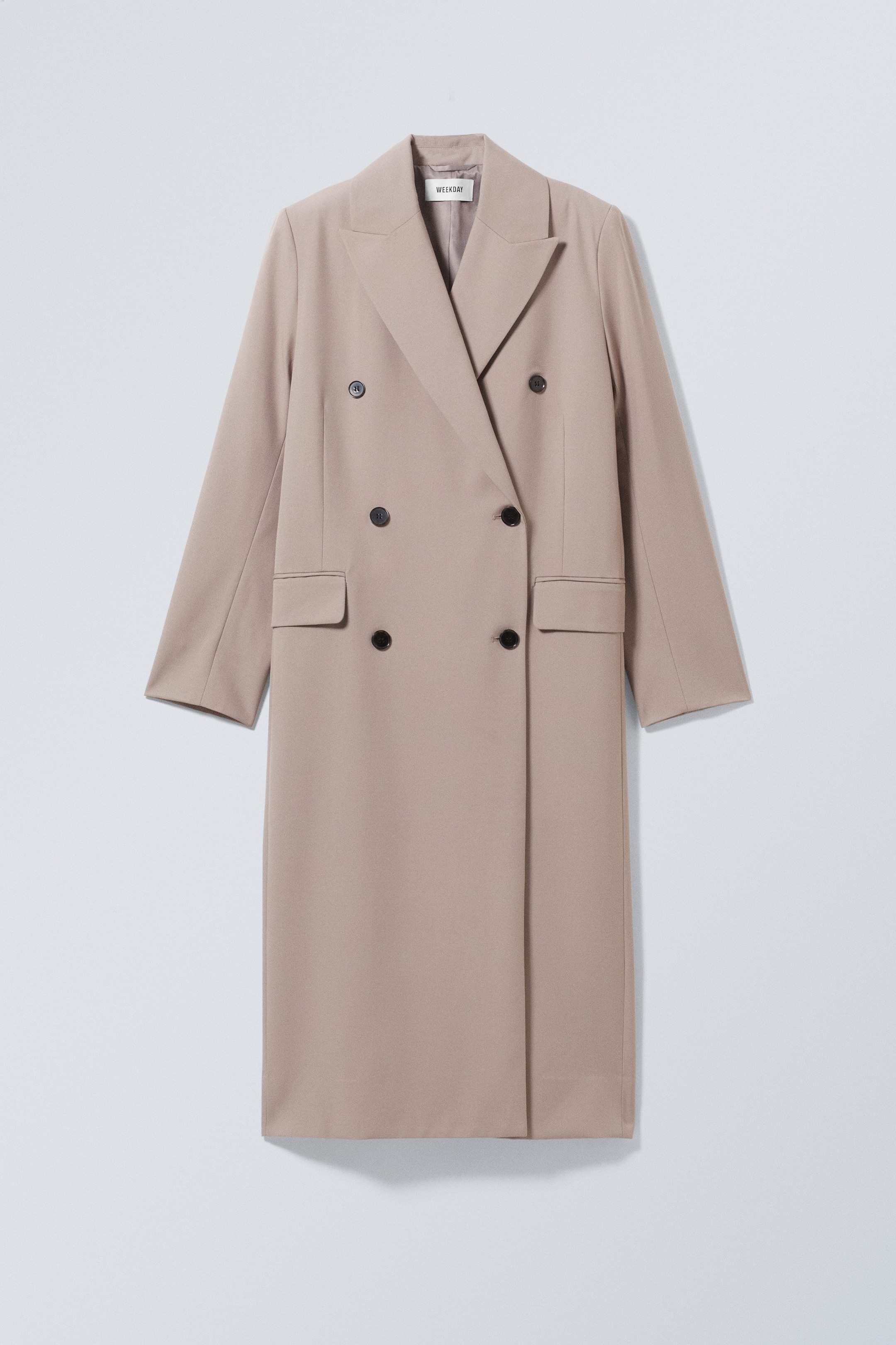 Greige - Navin Suiting Coat - 0