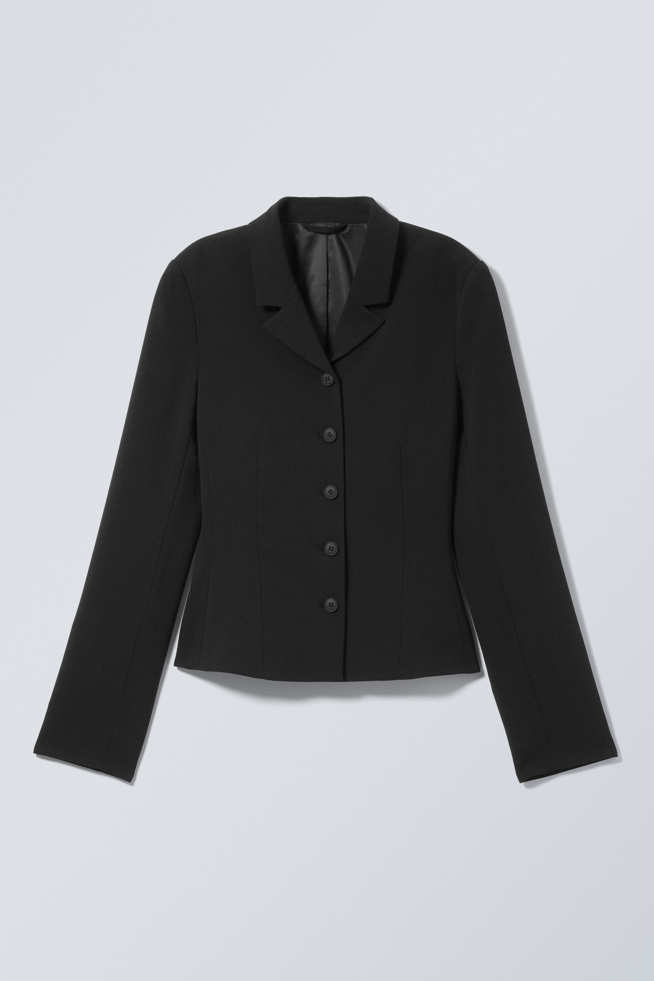 Größeres Bild anzeigen: Schmaler einreihiger Blazer - Schwarz - Ladies | H&M AT 1