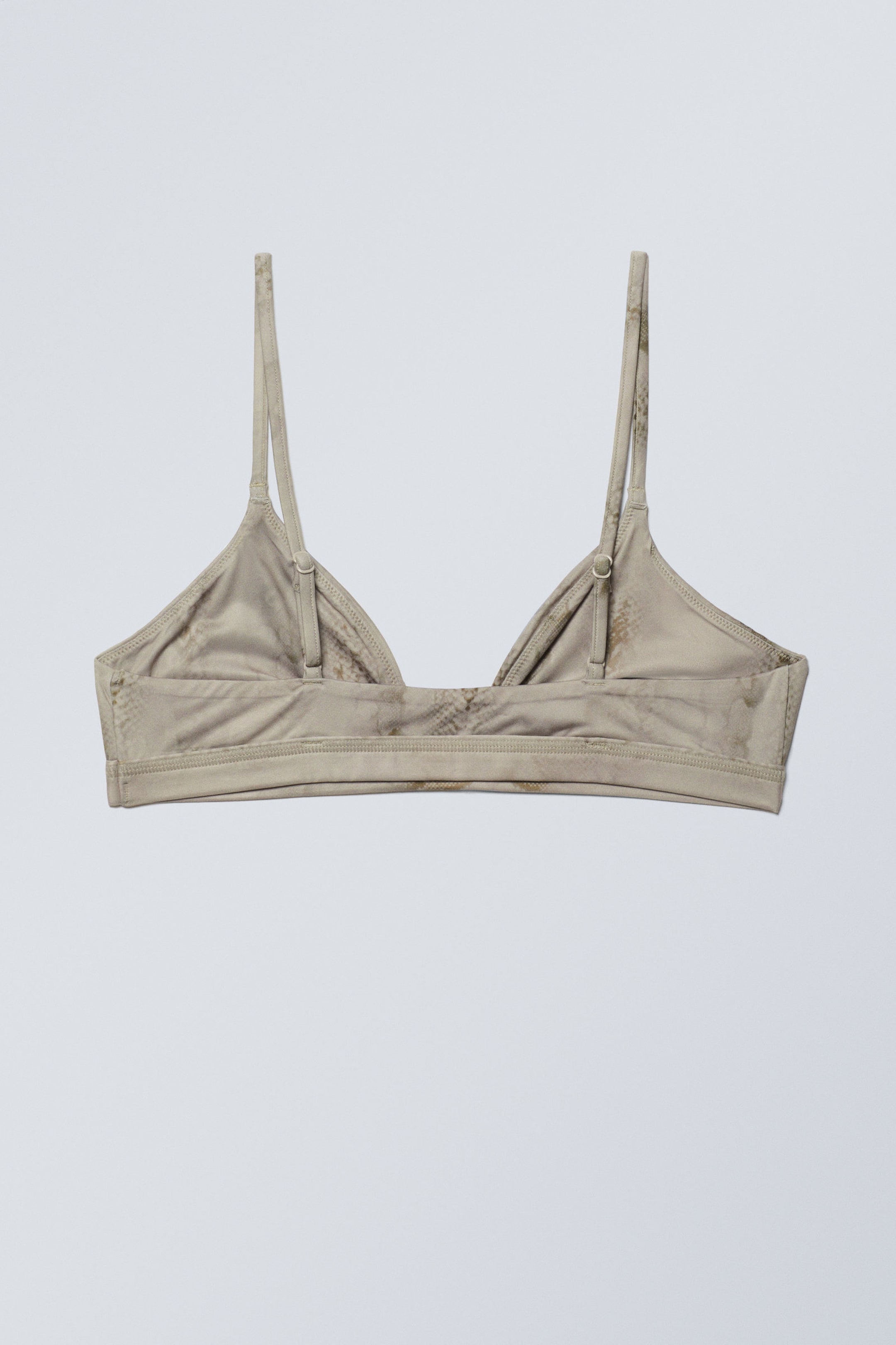 Beige Snakeskin - Soft Triangle Bralette Soul - 2