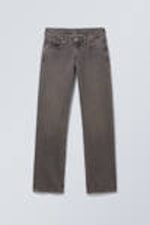 Clay Grey - Grau - Arrow Low Waist Regular Straight Leg Jeans - 5