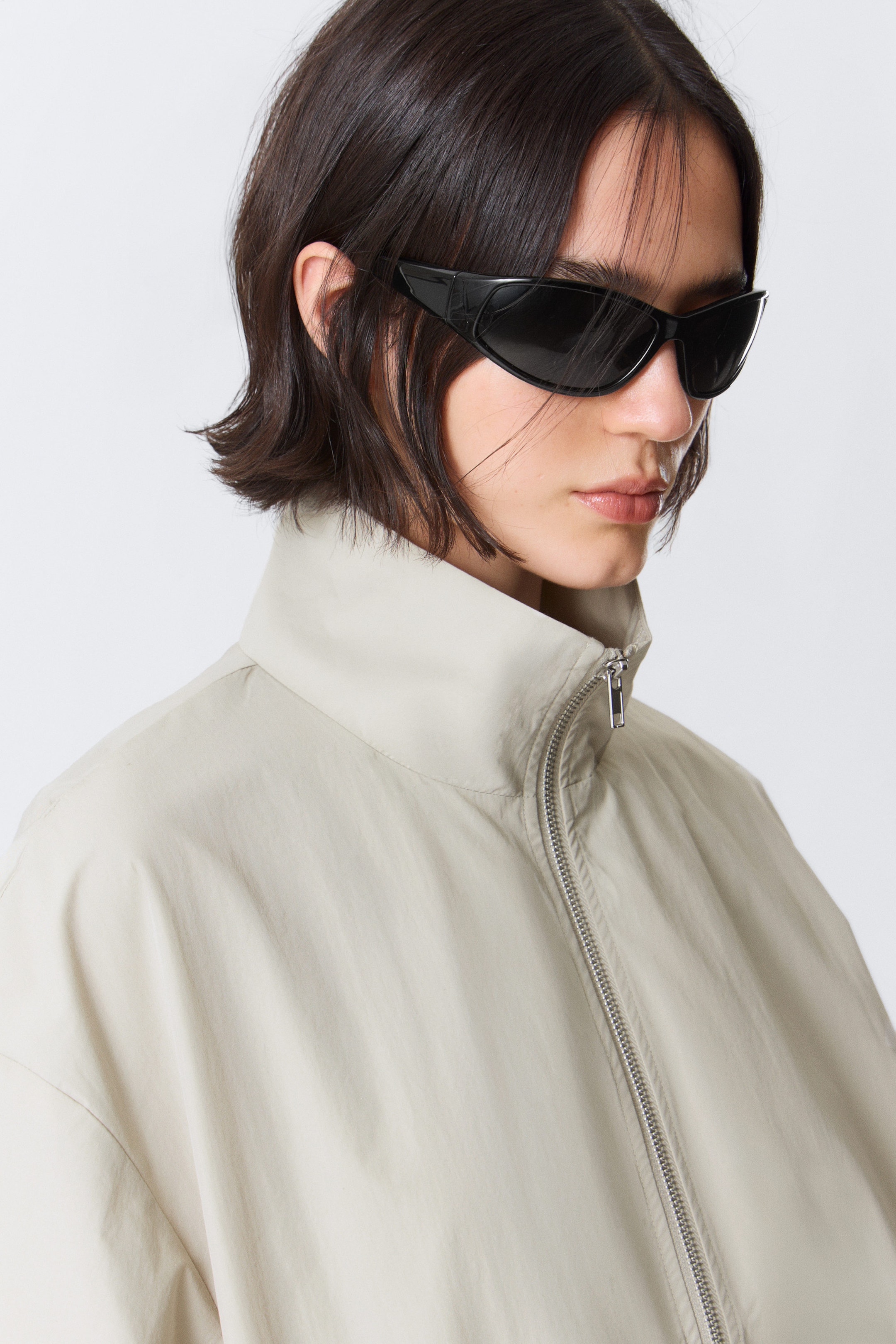 Vaal lichtbeige - HANNE H OVERSIZED TRACK JACKET - 2