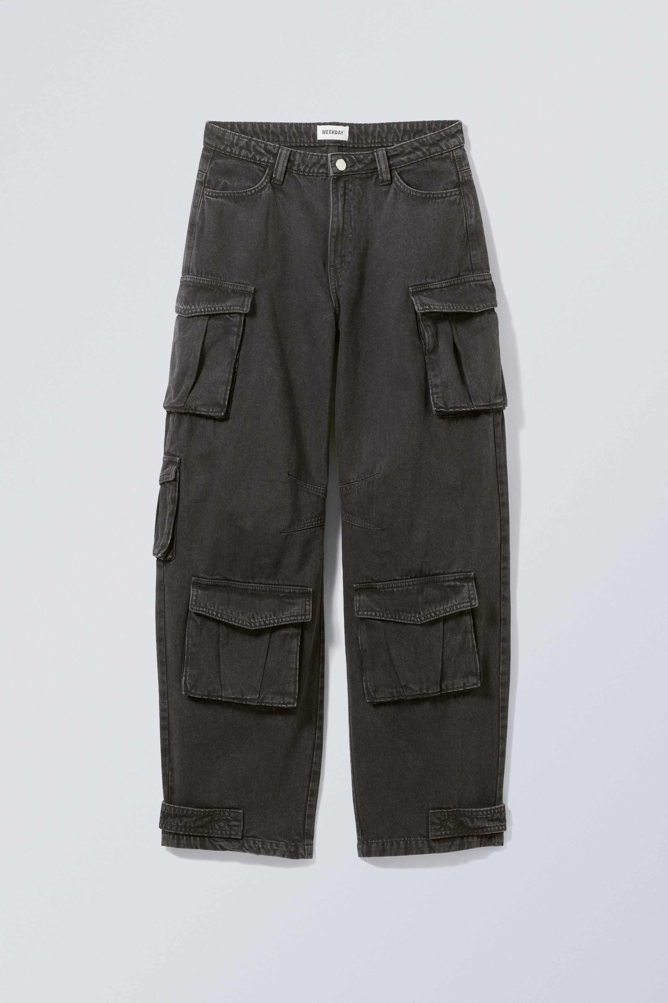 Dark grey wash - Shilou Workwear Trousers - 0