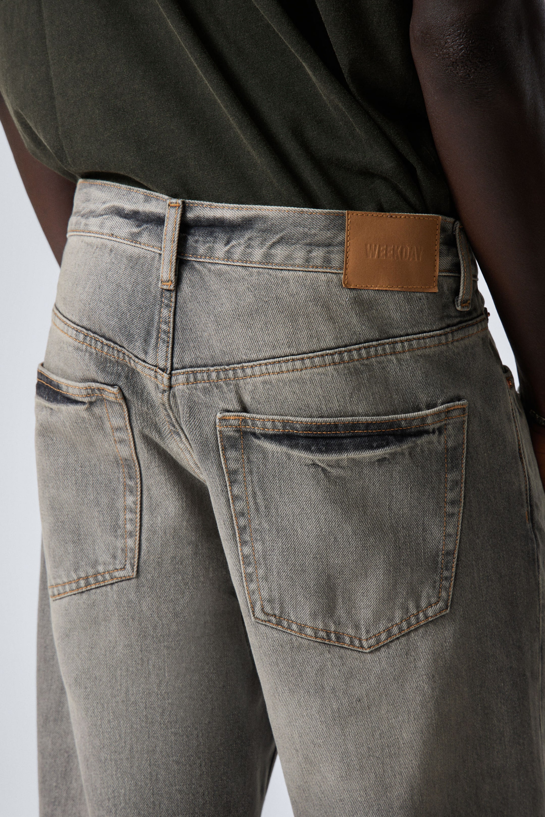 Canyon Grey - Medium Grey - Galaxy Loose Straight Leg Jeans - 10