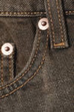 Topaz - Dark Brown - Nova Low Rise Slim Bootcut Leg Jeans - 1
