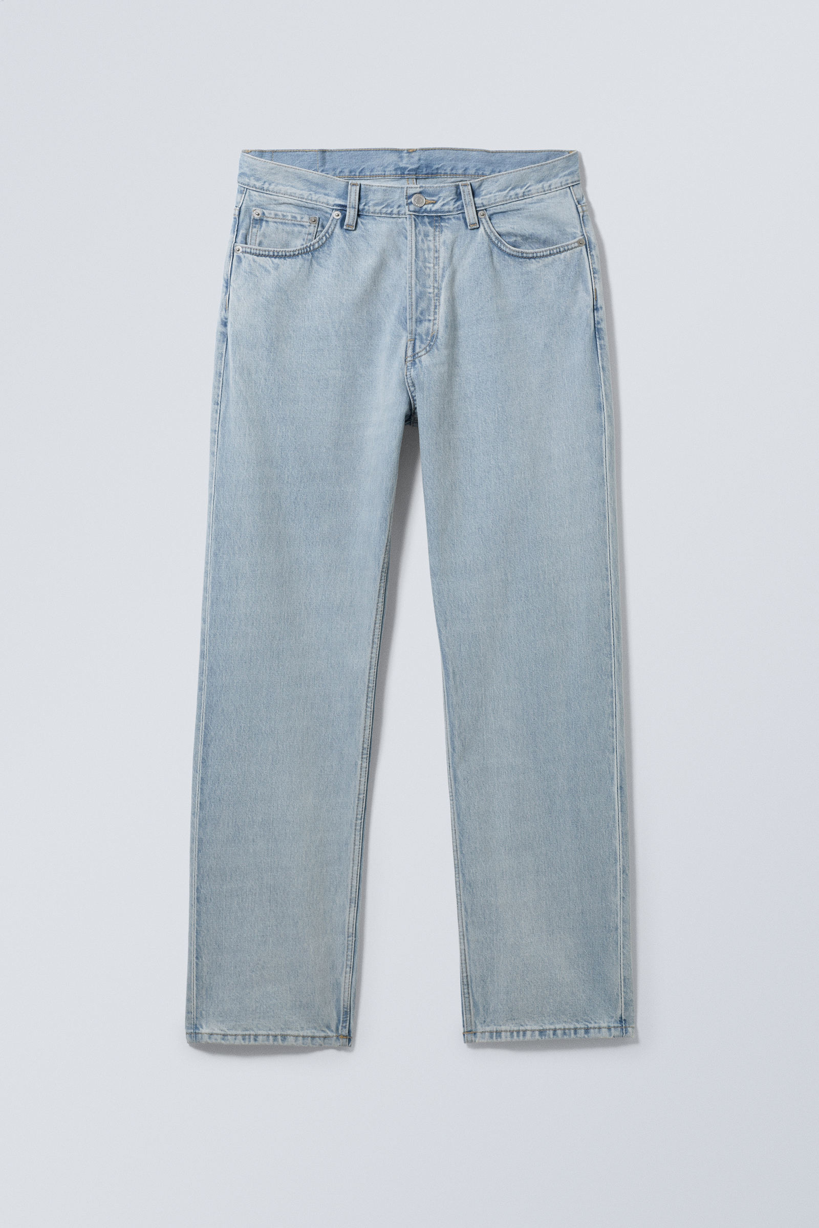 space relaxed straight leg jeans - Opulent Blue - Light Blue