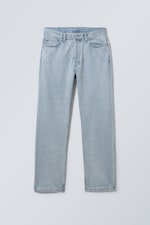 Opulent Blue - Light Blue - Space Mid Rise Relaxed Straight Leg Jeans - 0