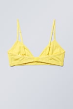Yellow - Julie Triangle Bra - 1