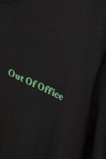 Black - Relaxed Printed T-Shirt - 1