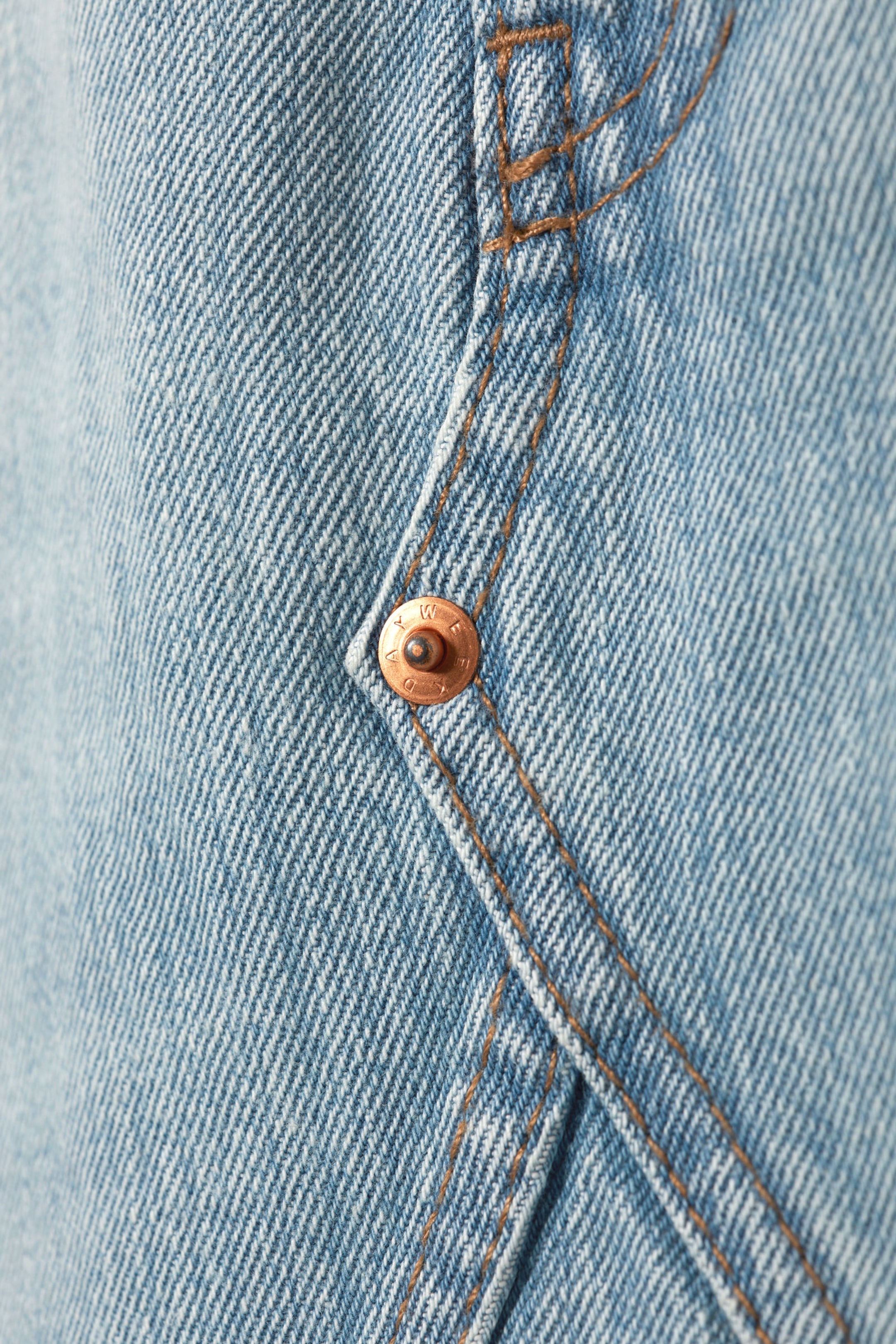 Aeon Blue - Knee Length Denim Skirt - 2