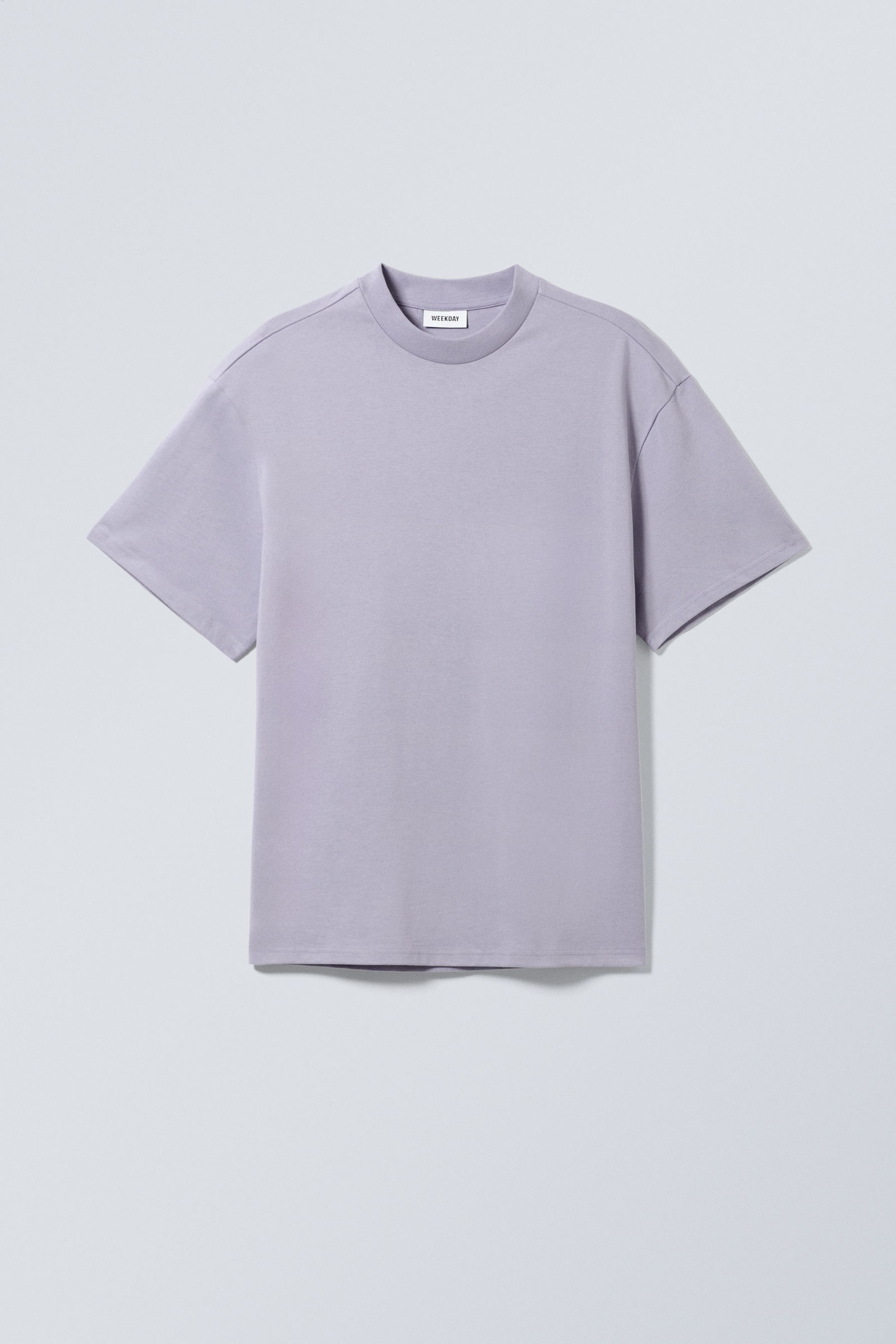 Licht vaal lila - Groot T-shirt van zware kwaliteit - 0