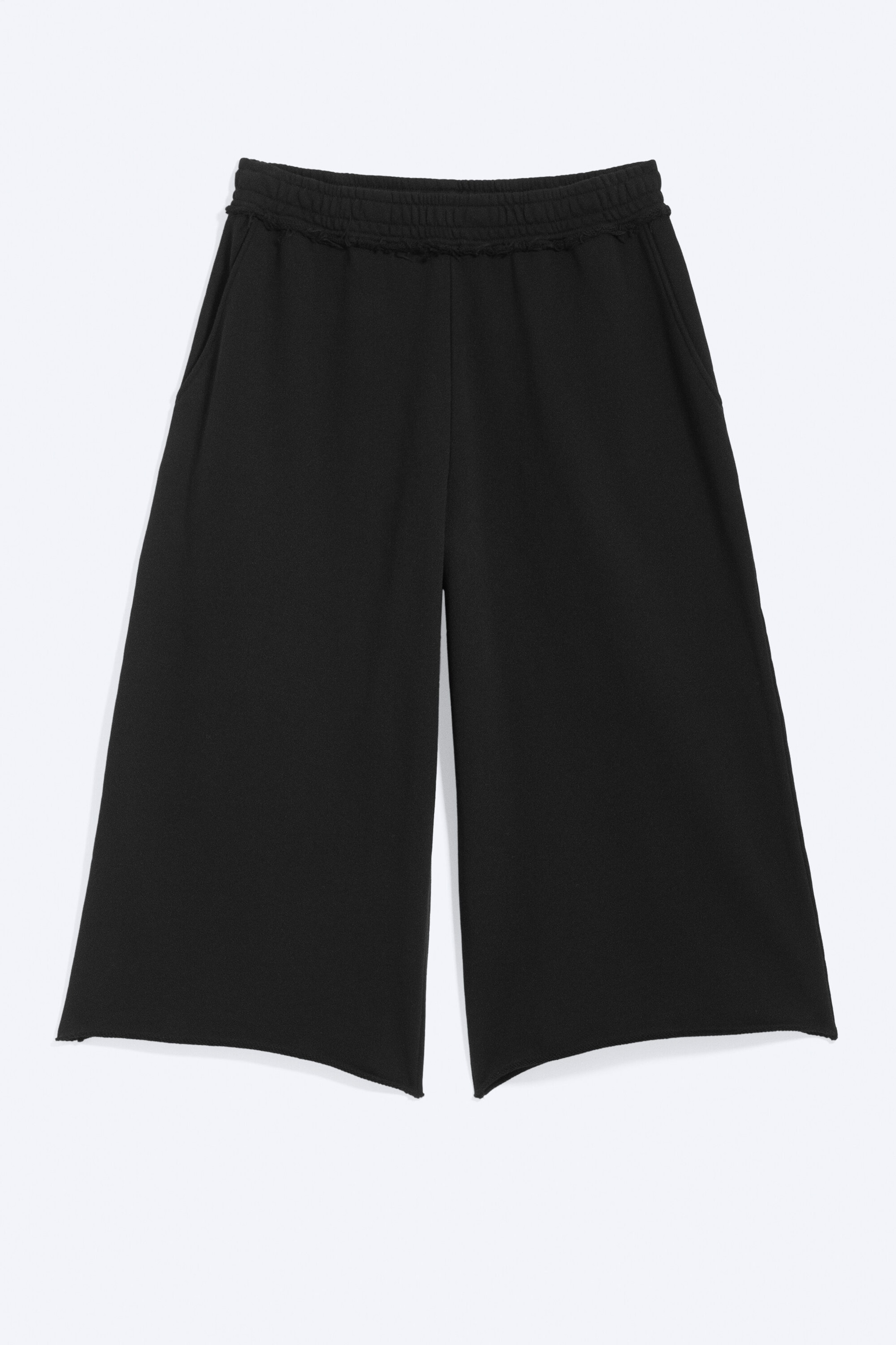 Black - Terry 7/8th trousers - 4