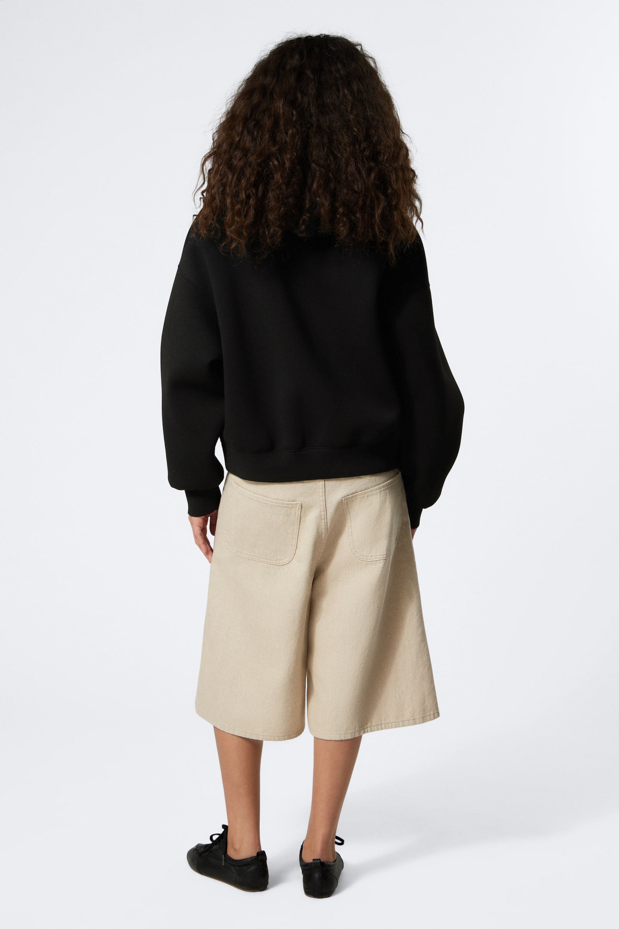 Schwarz - Scuba-Hoodie mit Oversize-Passform - 3