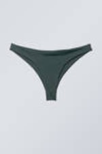 Donkergroen - Braziliaans bikinibroekje - 0